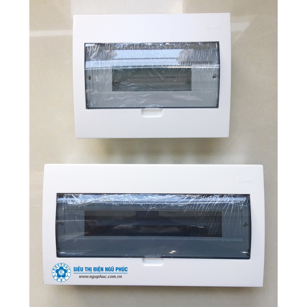 TỦ ĐIỆN NHỰA ÂM TƯỜNG 4 - 6 - 8 - 12 - 18 SINO