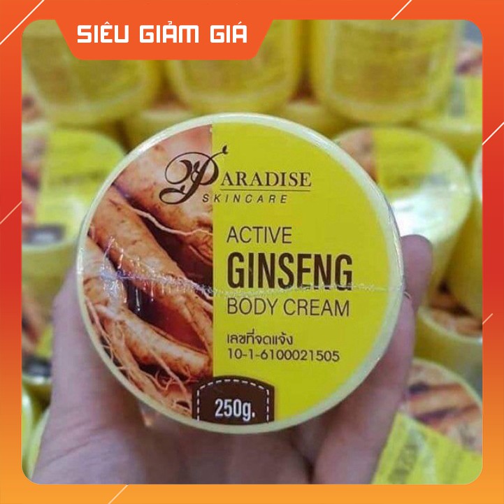 100%Thái) Kem Body cream Active  GINSENG Tinh chất Nhân Sâm Thái Lan .