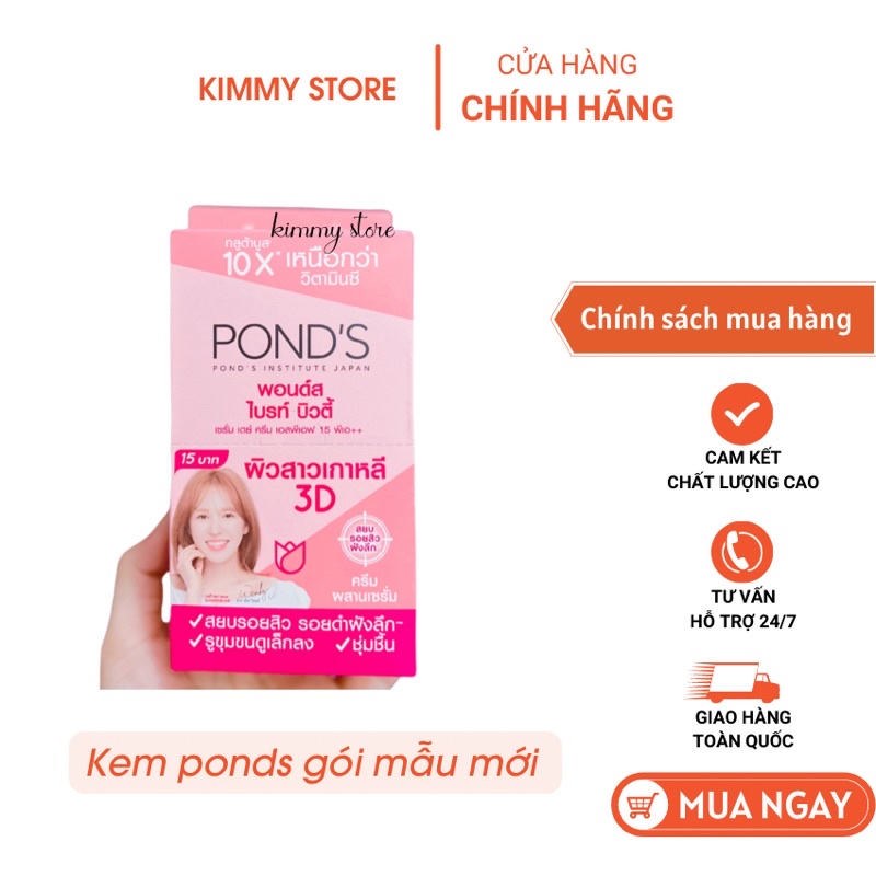 Kem pond’s thái hồng lẻ 1 gói nhỏ 7g