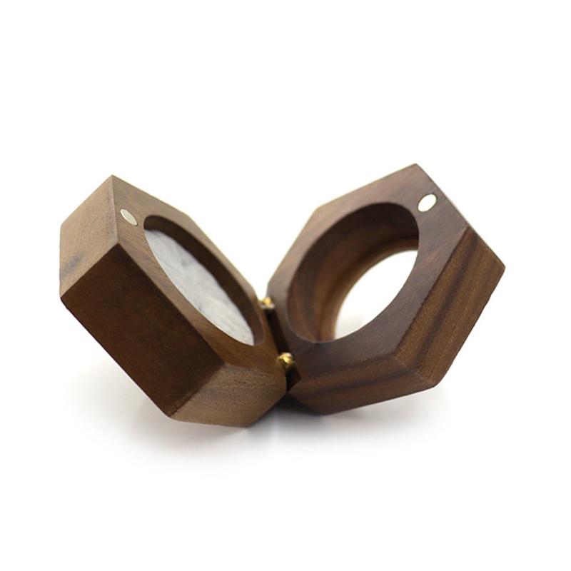 Hộp Đựng Nhẫn Lót Nhung Trong Suốt Phong Cách Vintage