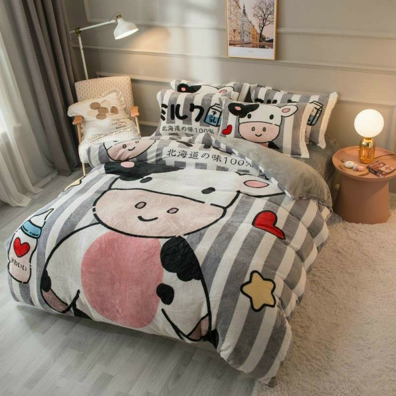 TRỌN BỘ CHĂN GA GỐI NỈ NHUNG 3D CAO CẤP (CHÁT CHỌN MẪU)