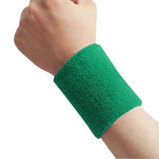 Băng cổ tay chất cotton thấm hút mồ hôi khi chơi thể thao