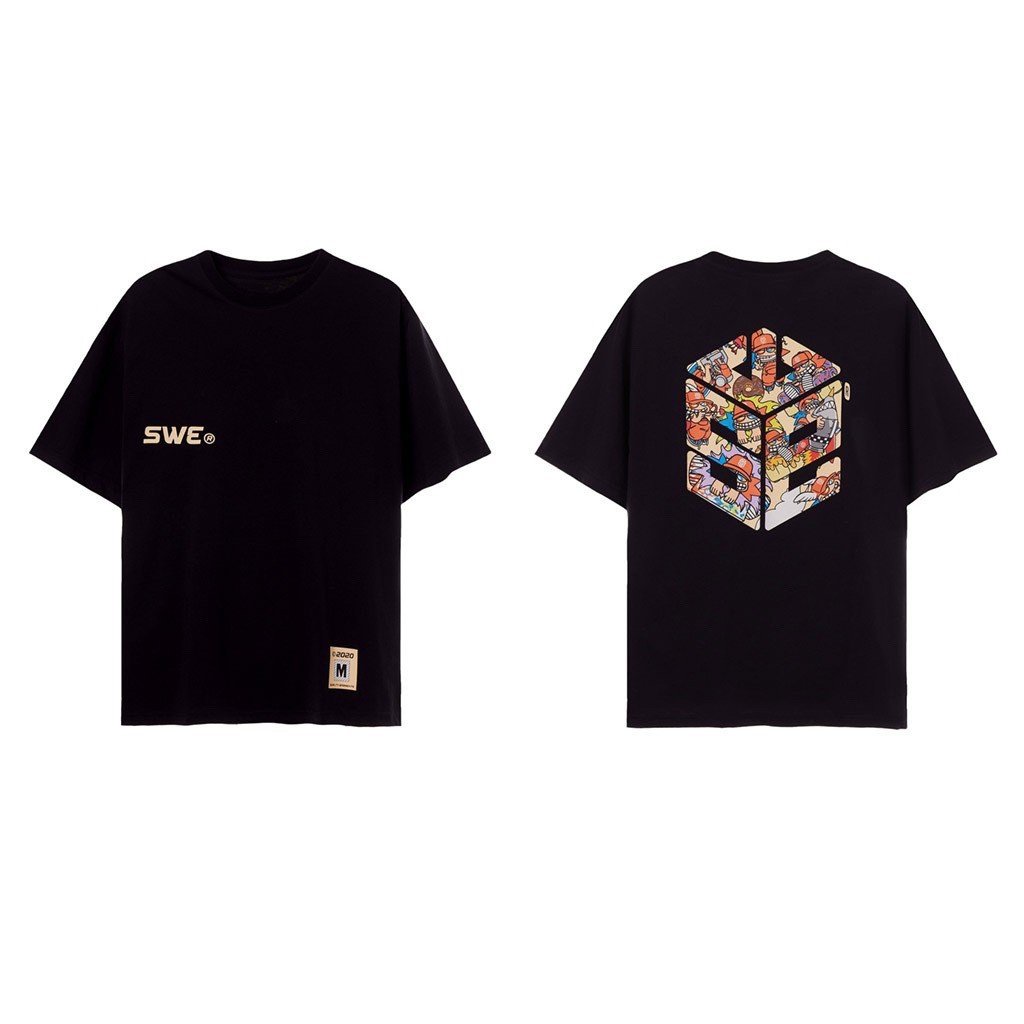 [Full Tag Hãng] Áo thun Swe Cube Mozzie tee local brand phông ulzzang unisex streetwear form rộng ( teelab,outerity) | BigBuy360 - bigbuy360.vn