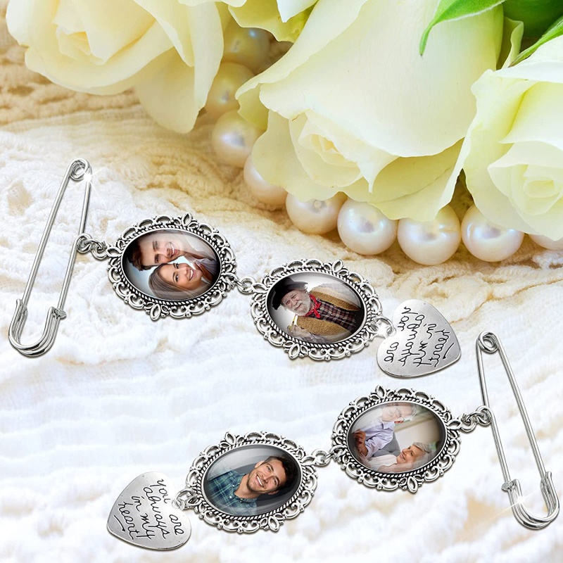 Khung Ghim Cài Ảnh Cưới Cho Mẹ Và Bé