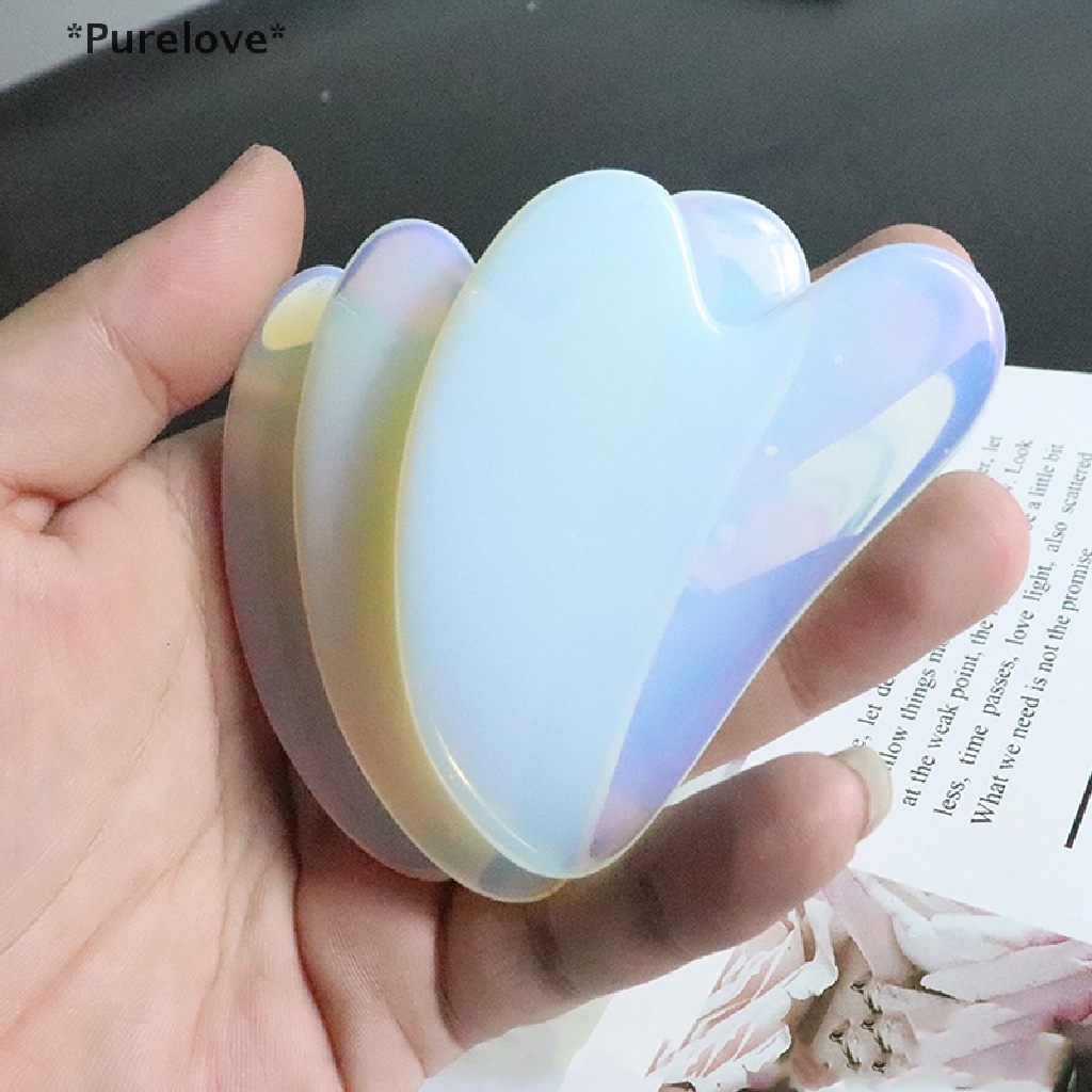 Dụng Cụ Mát Xa Guasha Bằng Đá Opal Tự Nhiên Chất Lượng Cao