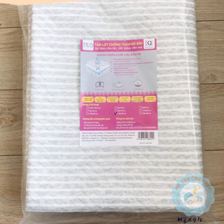 (60x90cm)Tấm lót chống thấm Tilo 4 lớp cho nôi cũi