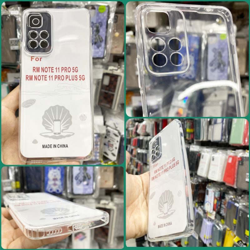 Ốp lưng Xiaomi Redmi Note 11 Pro 5G dẻo siêu trong suốt bảo vệ camera có nút chắn bụi