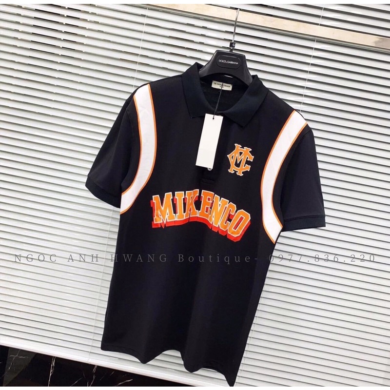Áo Phông nam nữ MIKENCO vạch vòng - Áo Polo cotton mát