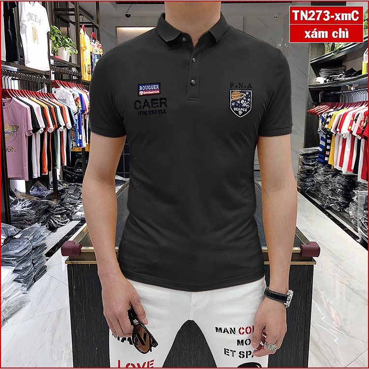 Áo thun nam TN273 tay ngắn nhiều màu rẻ đẹp hot xả kho
