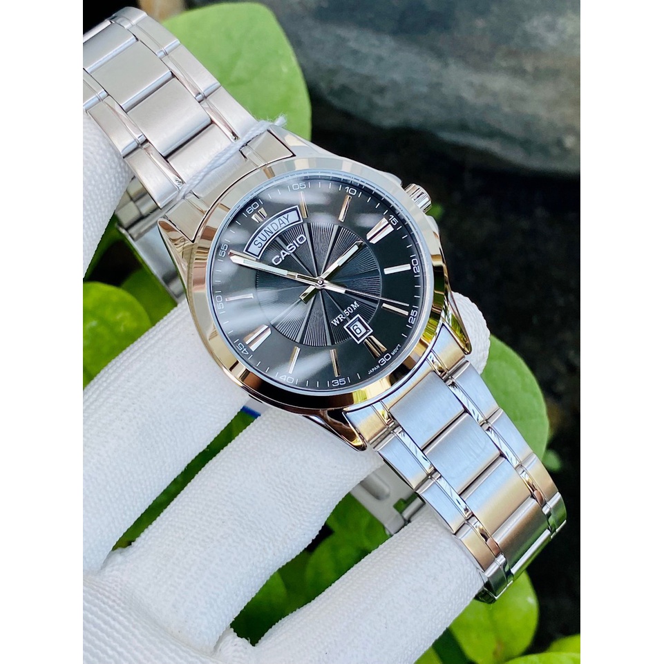 Đồng hồ nam casio thanh lịch , chính hãng fullbox MTP-1381