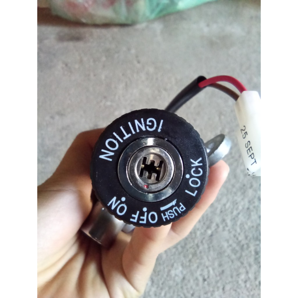 Bộ ổ khoá xe Sirius,Jupirer 6 cạnh ổ khoá chống trộm đời 2006-2014