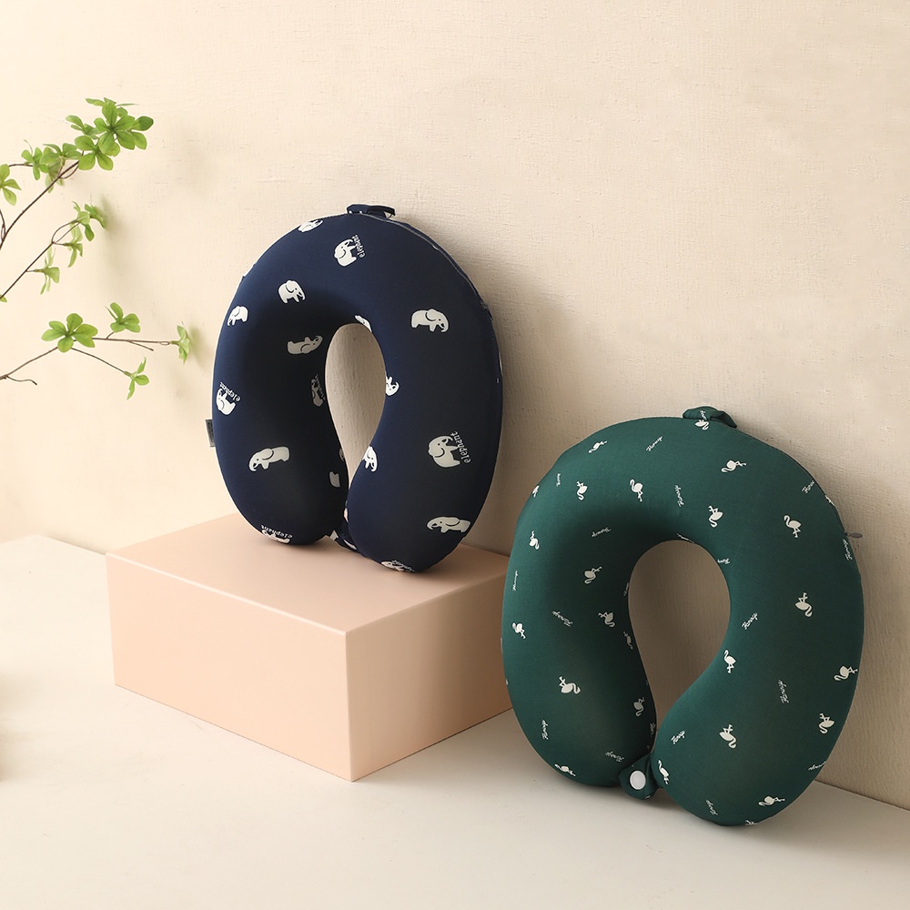 Gối Chữ U Cao Su Non  Mini Animal Cute, Gối Quàng Cổ Du Lịch, Máy Bay, Văn Phòng, Ô Tô Đa Năng GCU04