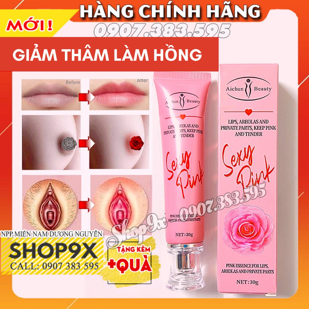 Chống Thâm Môi - Làm Hồng Môi - Nhũ Hoa - Vùng Kín Pei Mei Sexy Pink Bioaqua 30g