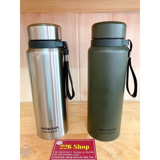 Bình giữ nhiệt  HOT&COOL 760ml [hàng công ty có bảo hành].Inox 304 cao cấp