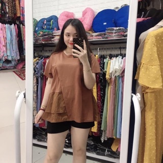 Áo bầu chất đủi fomt xuông dáng xinh