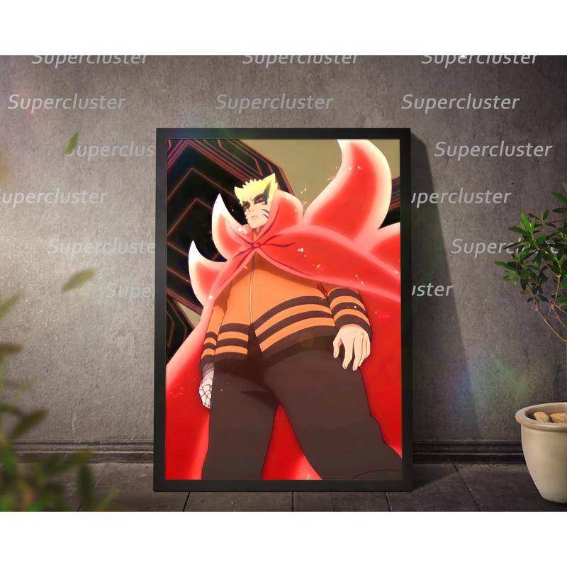 Tranh Vải Bạt Treo Tường In Hình Naruto Trang Trí Nhà Cửa