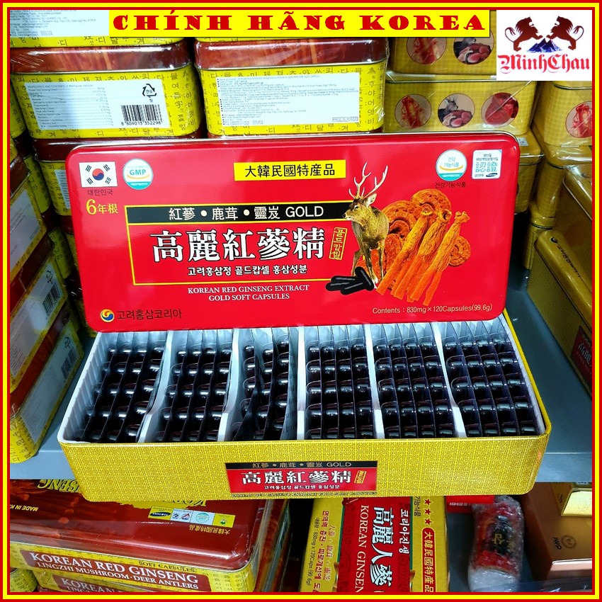 Đạm Hồng Sâm Tổng Hợp Hàn Quốc Hộp 120 viên, minhchau