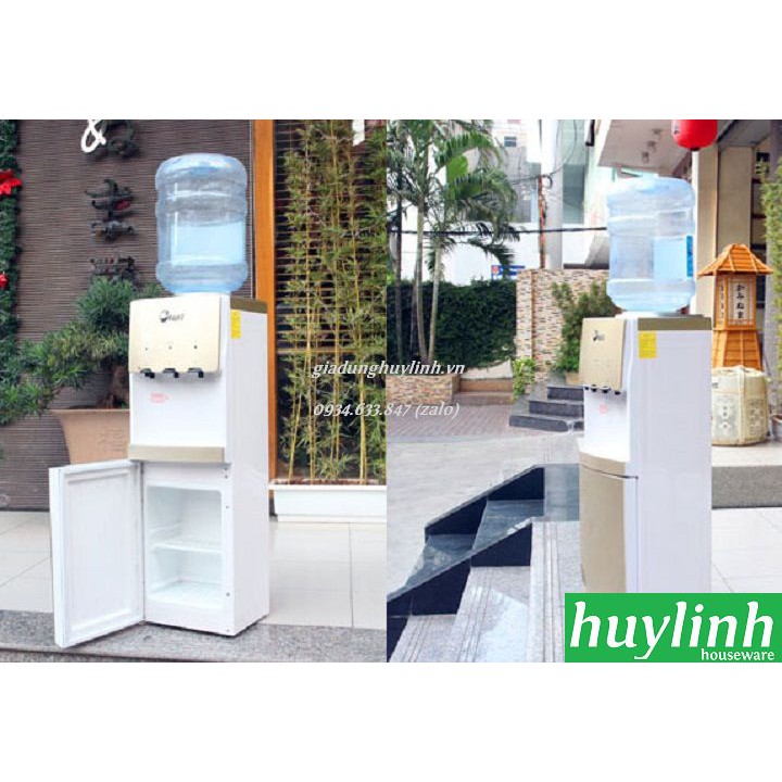 Cây nước nóng lạnh 3 vòi Fujie WDBD20C - Block