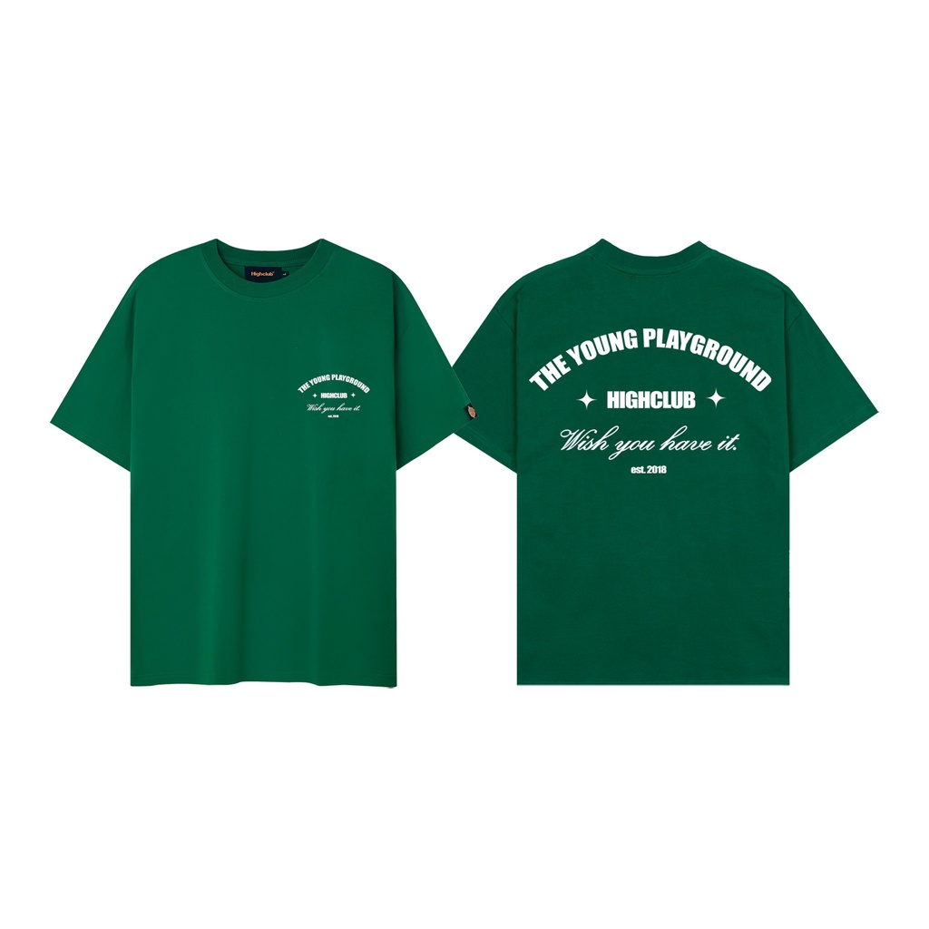 Áo Thun THE YOUNG PLAYGROUND Tay Lỡ Unisex Nam/Nữ màu 6 Màu Cổ Tròn - HIGHCLUB Brand Chính Hãng