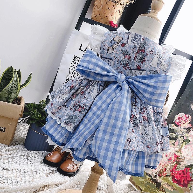 Đầm Công Chúa Loli Phong Cách Cung Điện Tây Ban Nha Cho Bé Gái 1-6 Tuổi