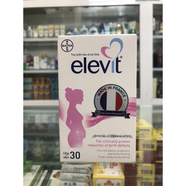 Vitamin cho bà bầu Elevit hộp nhỏ 30 viên hàng nhập khẩu chính hãng