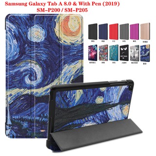 Nắp gập từ tính cho Samsung Galaxy Tab A Tab A Plus kèm bút S Pen 8.0 inch SM-P200 SM-P205