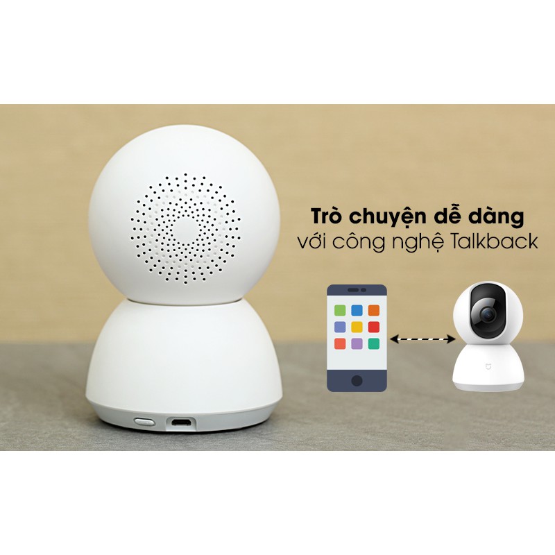 [Mã ELMS4 giảm 7% đơn 500K] Camera Xiaomi Mi Home Security Xoay 360 độ - Hàng Chính Hãng Digiworld | BigBuy360 - bigbuy360.vn