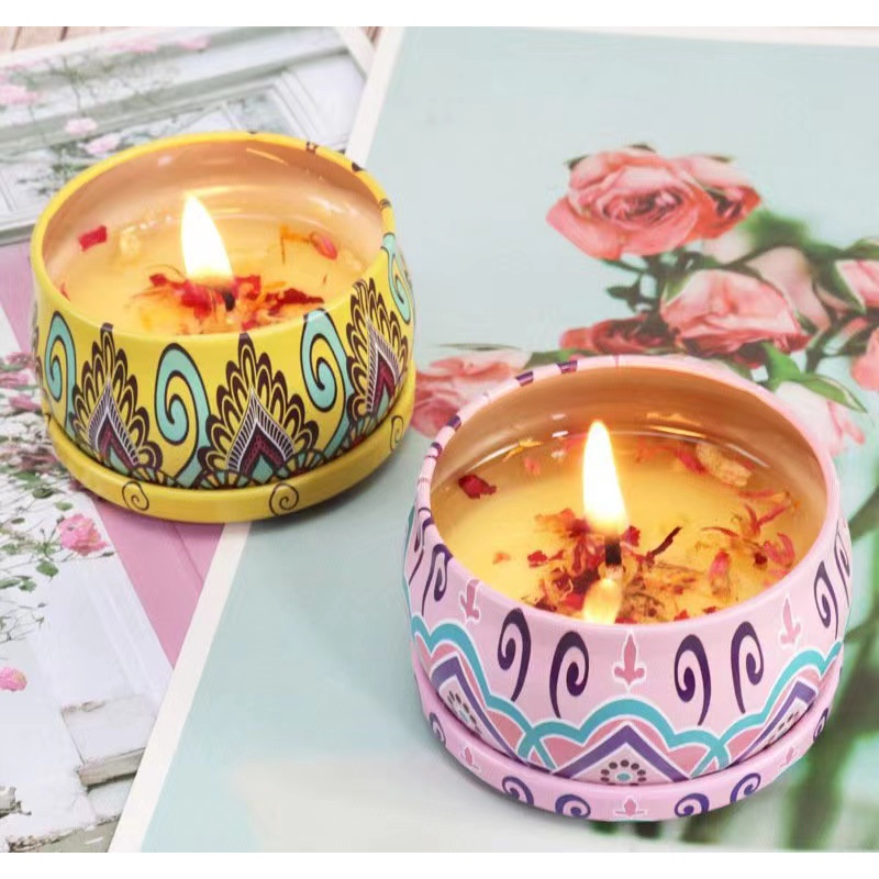 Nến thơm tinh dầu thiên nhiên, thơm dịu nhẹ, làm quà tặng siêu xinh