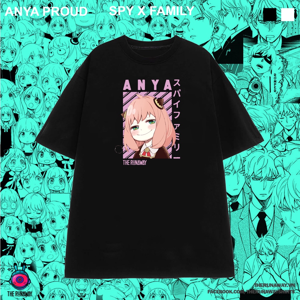 Áo Phông Spy x Family: Loid, Anya Forger, Yor Forger cotton 100% cho Nam / Nữ by The Runaway