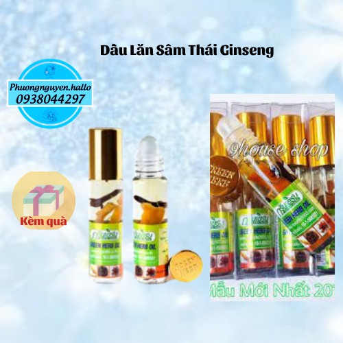 Dầu Lăn Sâm Thái Ginseng Green Herb Oil Thái Lan