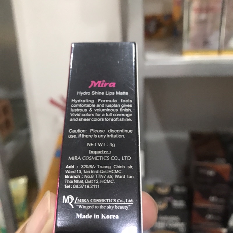 Son Lì Mira Hydro Shine Lips 4g