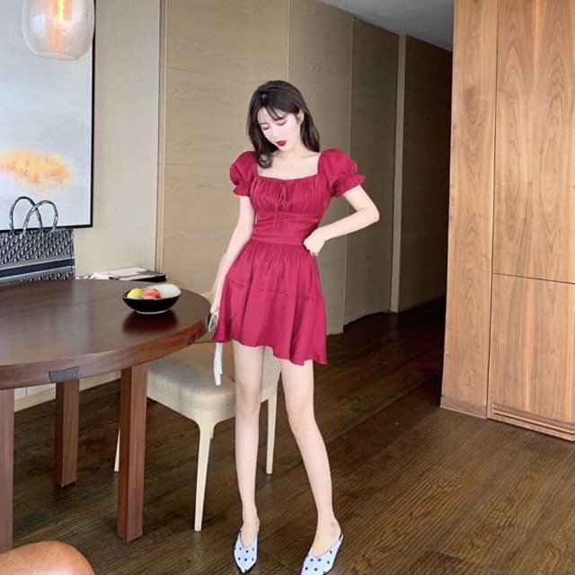 SET ÁO TAY PHỒNG CHÂN VÁY XOÈ