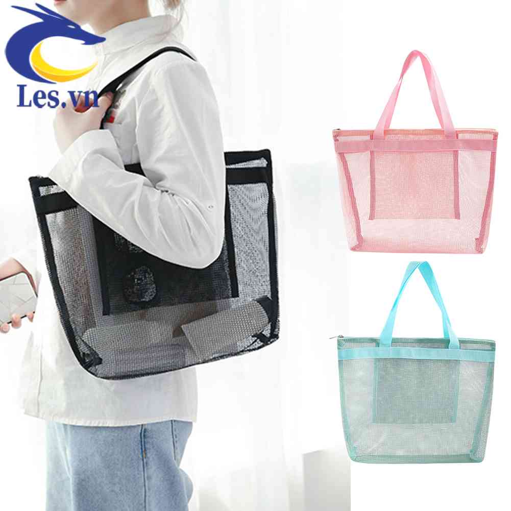 Túi Lưới Đựng Đồ Chơi Đi Biển Cho Bé