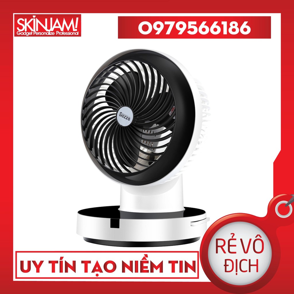 Quạt SEZZE YK 648s Chính Hãng Nhật Bản (Quay 360 độ và 180 độ)