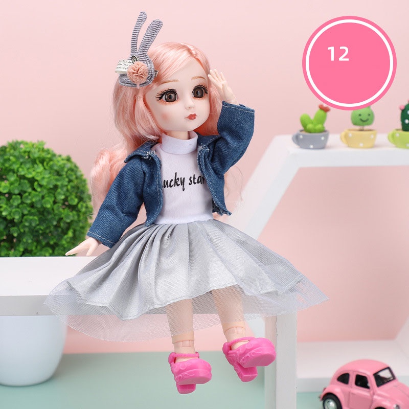 Đầm đồ chơi búp bê 30cm 1/6