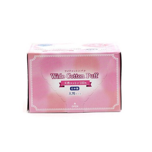 Set 40 miếng Bông tẩy trang Kyowa Nhật Bản Wide Cotton Puff (made in Japan)