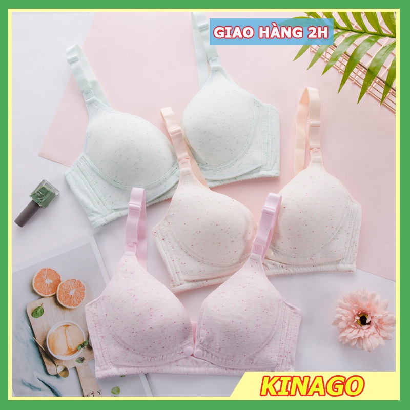 Áo Lót Bà Bầu, Áo Ngực Cho Con Bú Sau Sinh Size Lớn Chống Chảy Xệ, Không Gọng Đệm Mút Mỏng AN104