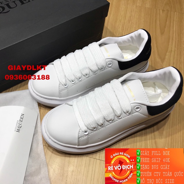 [CAM KẾT NHƯ HÌNH + FREE SHIP 40K] Giày Sneaker MQUEEN Full Box Nam Nữ Siêu Hot 2018