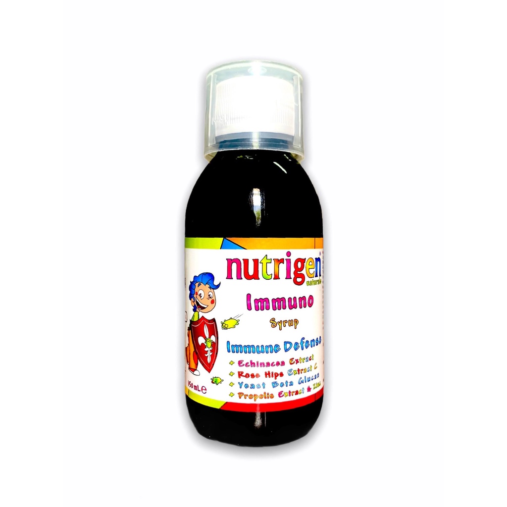 Nutrigen Naturale Immuno - Siro Trẻ Em - Bổ Sung Dinh Dưỡng Tăng Sức Đề Kháng