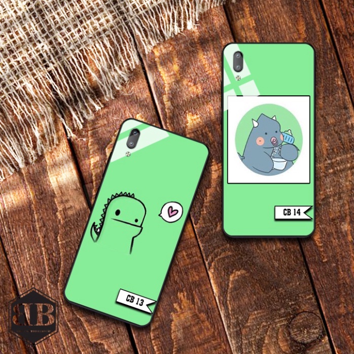 Ốp lưng kính cường lực Vivo Y1S / Y93  xinh yêu