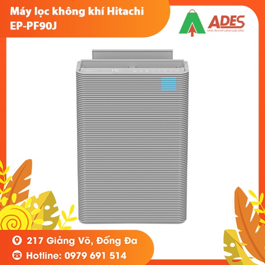 [Mã 154ELSALE2 giảm 7% đơn 300K] Máy lọc không khí Hitachi EP-PF90J màu xám nhạc sang trọng 65m2 - BH chính hãng