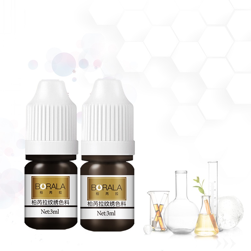 Mực xăm môi/ phun mí/ lông mày trang điểm 5ml tiện lợi