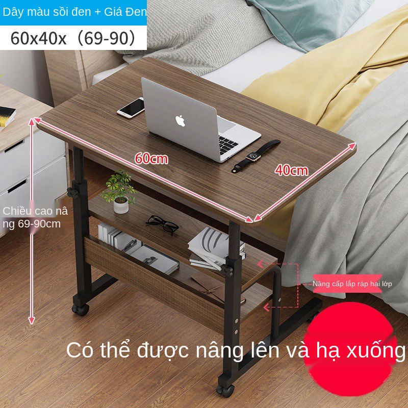 Bàn máy tính để phòng net người nổi tiếng ngủ học có thể nâng lên hạ xuống gấp giá sách tích hợp làm việc | BigBuy360 - bigbuy360.vn