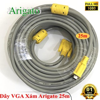 DÂY VGA 25m XÁM ARIGATO