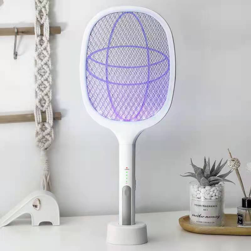 Vợt muỗi tự động kiêm đèn bắt muỗi 2 in 1 tự động sạc tích điện, vợt bắt muỗi thông minh cao cấp để bàn - 5V 1A Có Đèn LED Tiện Dụng Cho Gia Đình