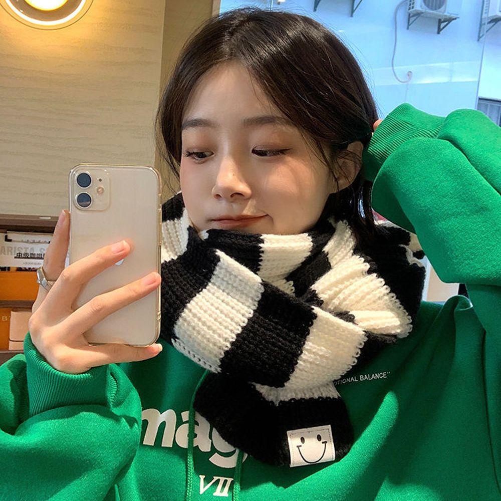 Khăn Choàng Cổ Dày Dặn Mềm Mại Phong Cách Vintage Dành Cho Nữ