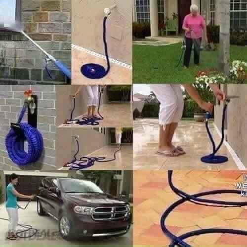 Vòi xịt giãn nở tăng áp - 7 chế độ phun ♻️ Tăng áp gấp 3 lần nguồn nước vào 130k loại 30m. 99k loại 15m