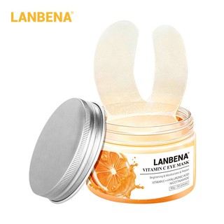 Bộ 50 miếng mặt nạ mắt LANBENA Vitamin C xóa quầng thâm làm săn chắc da 90g