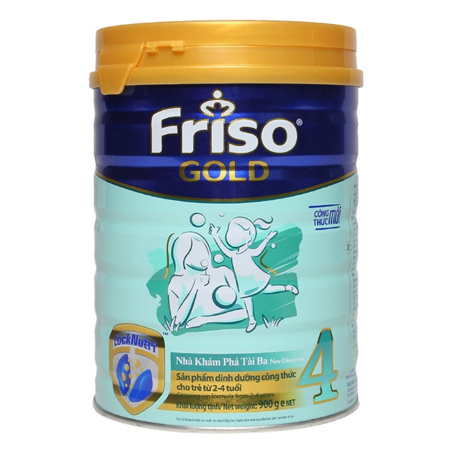 Sữa bột Friso Gold 4 900g (cho bé trên 2 tuổi)