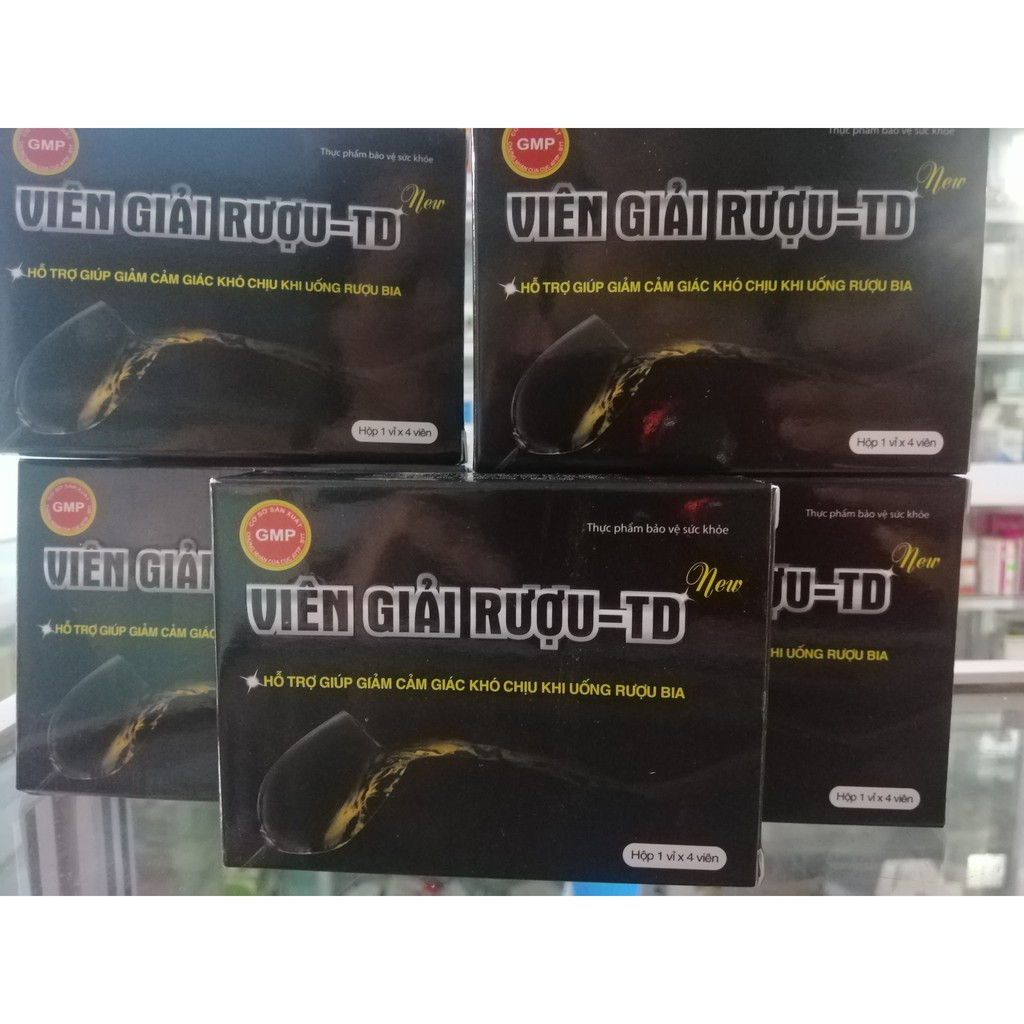 Viên giải rượu TD - hộp 4 viên | BigBuy360 - bigbuy360.vn
